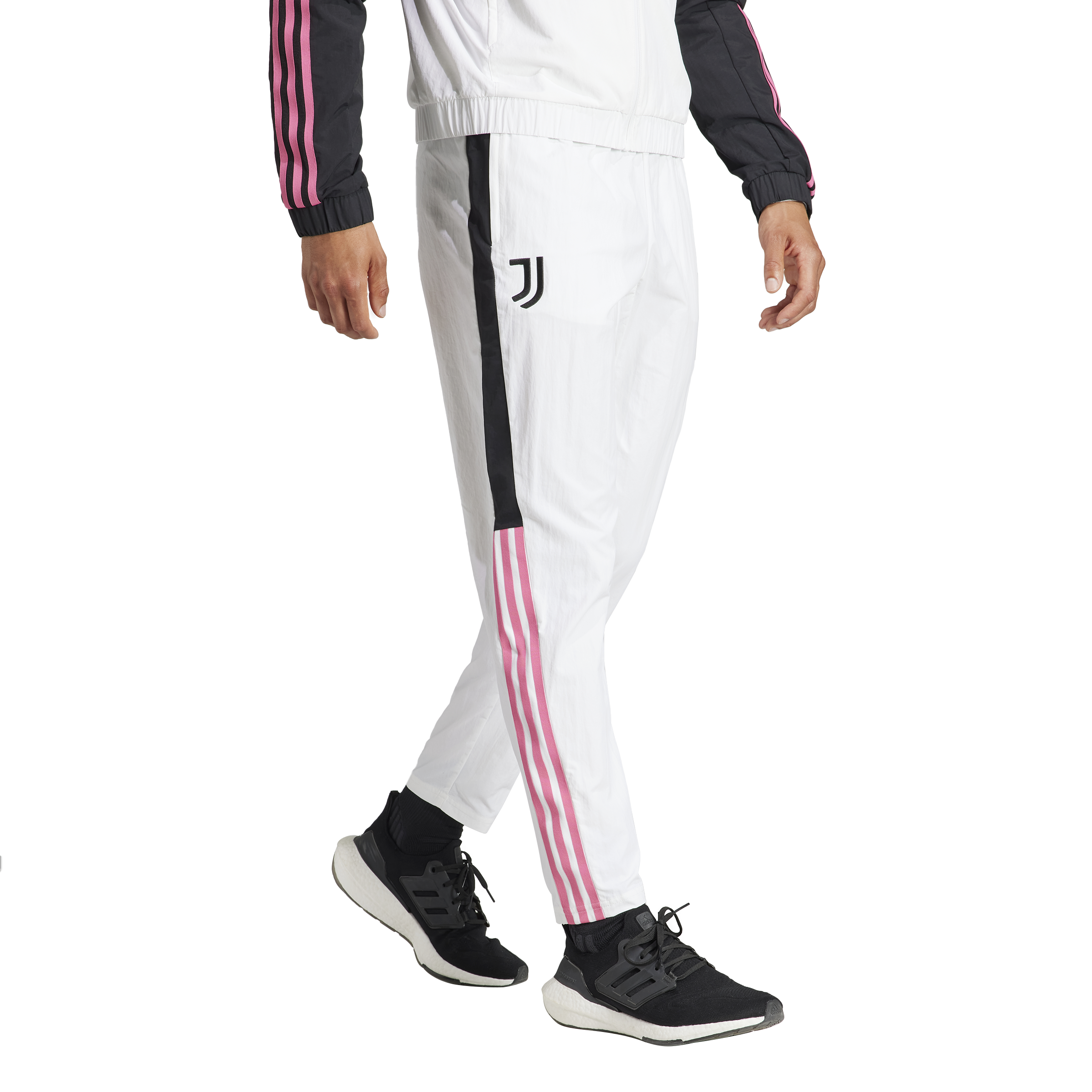 Pantaloni della tuta Juventus 2023/2024 - Bianco/Nero/Rosa – Footkorner
