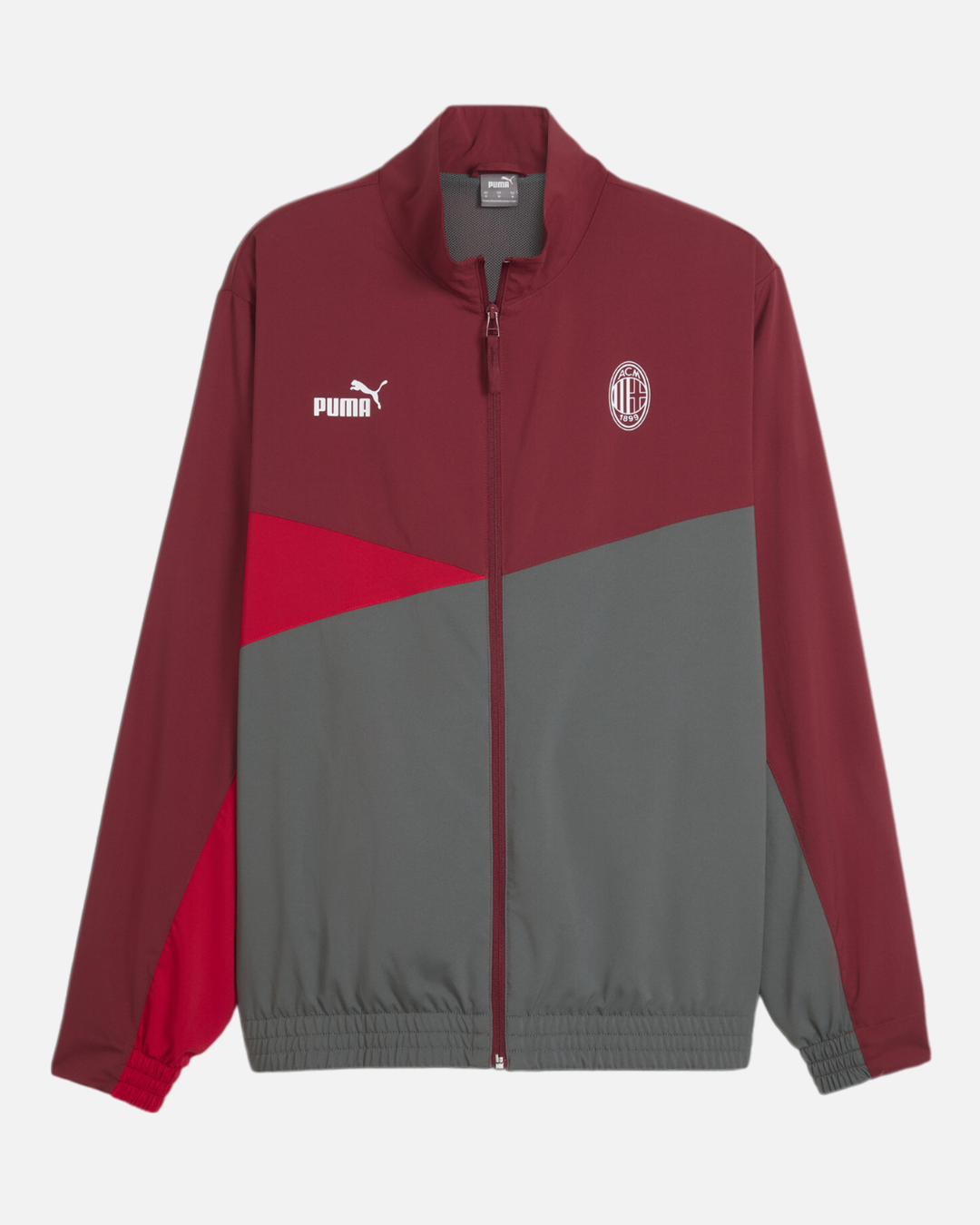 Veste de survêtement Milan AC 2023/2024 - Rouge/Gris – Footkorner