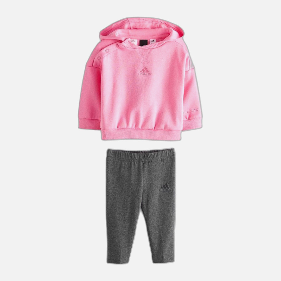 Nøgle legeplads Massage Adidas Baby Tracksuit Set - Pink/Grey – Footkorner
