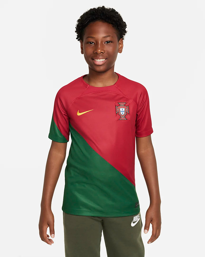 Maglia Portogallo Junior Home 2022 - Rosso/Verde – Footkorner