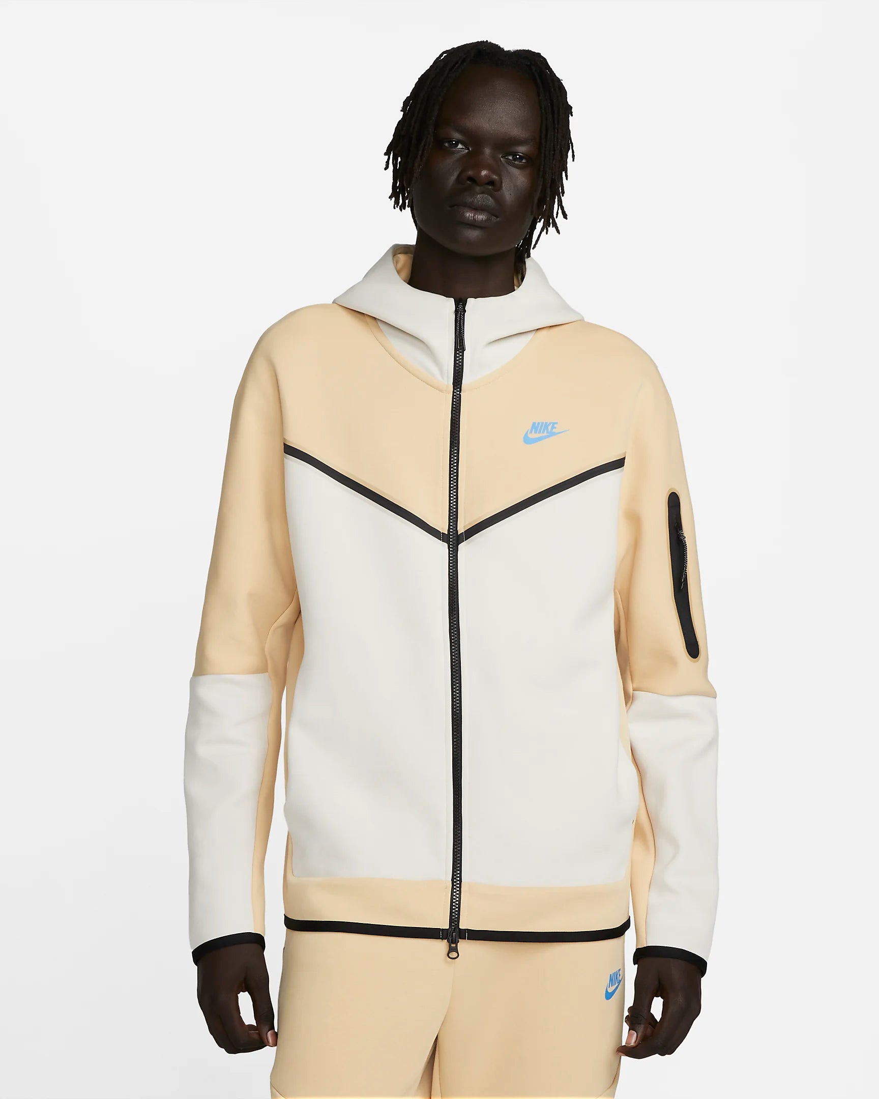 Nike Tech Fleece Hooded Jacket - Black/Grey – Footkorner