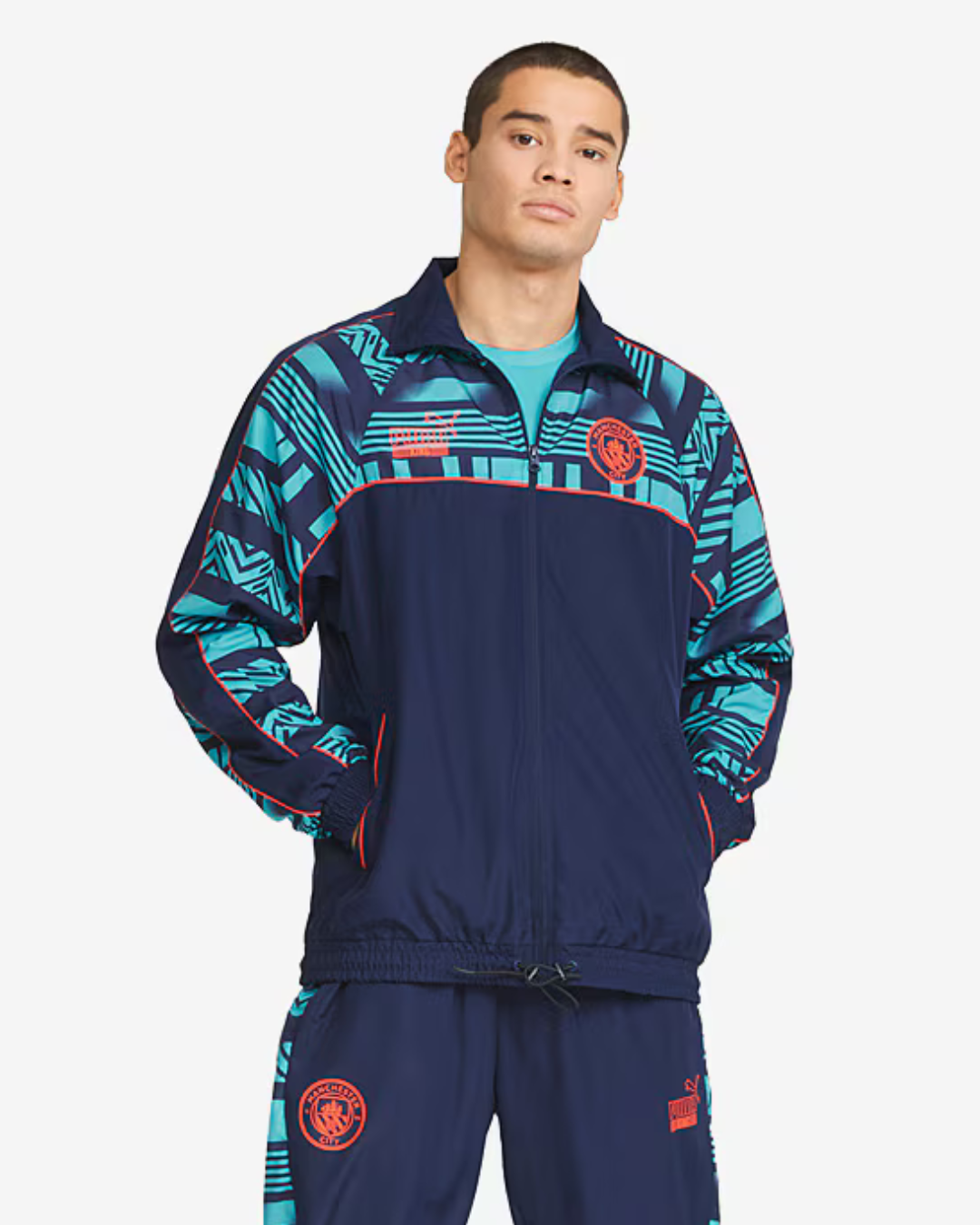 Manchester City tracksuit jacket - Blue