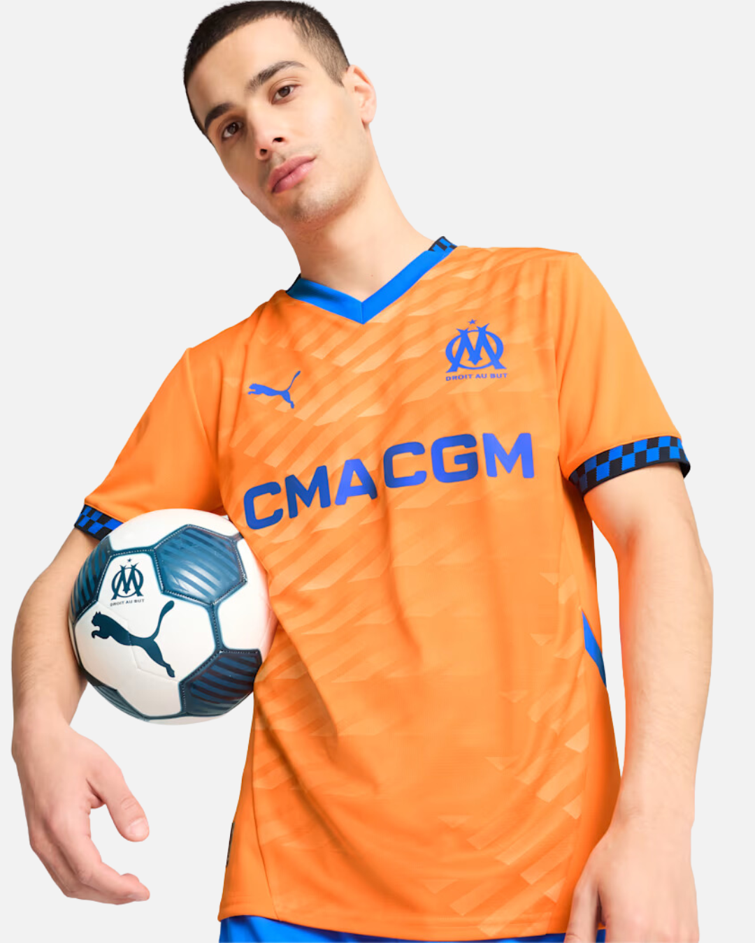 OM Third Jersey 2024/2025 - Orange/Blue