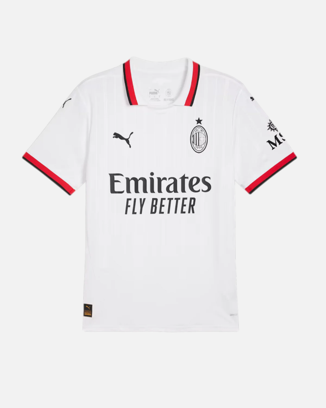 Maillot Extérieur Milan AC 2024/2025 - Blanc/Rouge