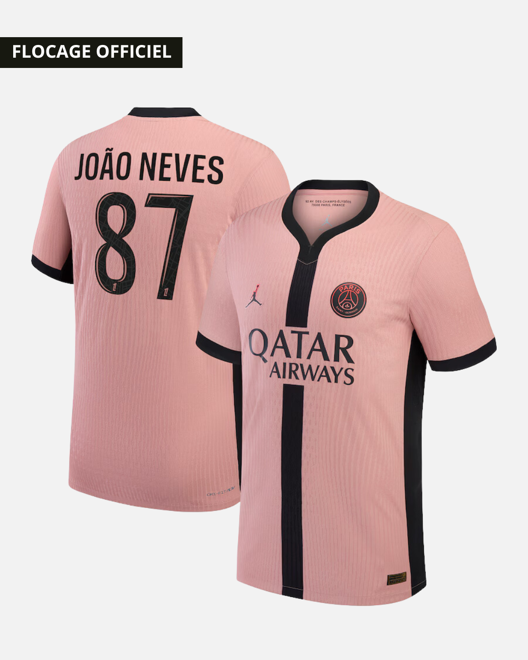 Maillot PSG Third 2024/2025 - Joao Neves