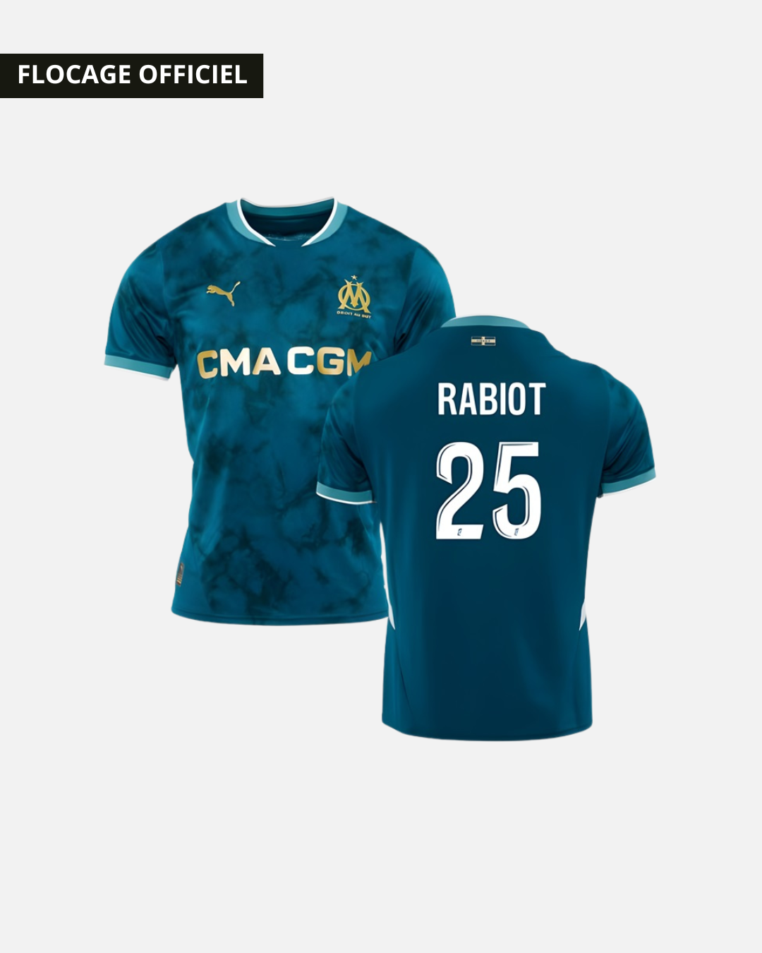 Maillot OM Extérieur 2024/2025 - Rabiot