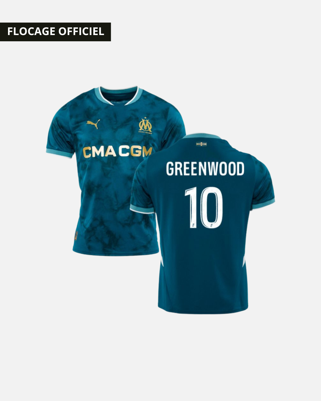 Maillot OM Extérieur 2024/2025 - Greenwood