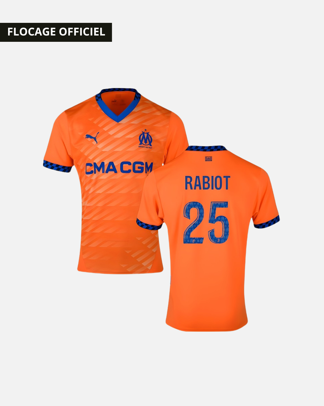 Maillot OM Third 2024/2025 - Rabiot