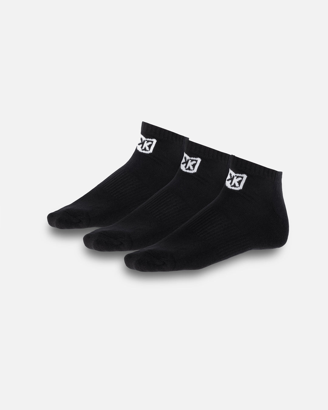 Pack of 3 pairs of short FK socks - Black