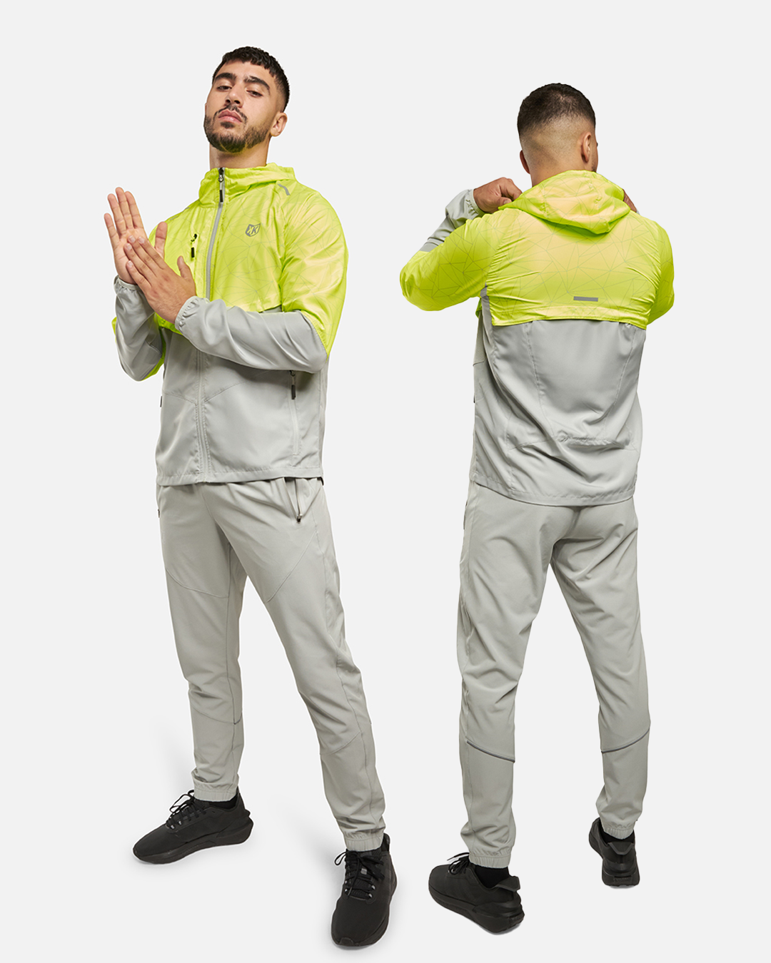 FK Running Lift Tracksuit - Grey/Yellow