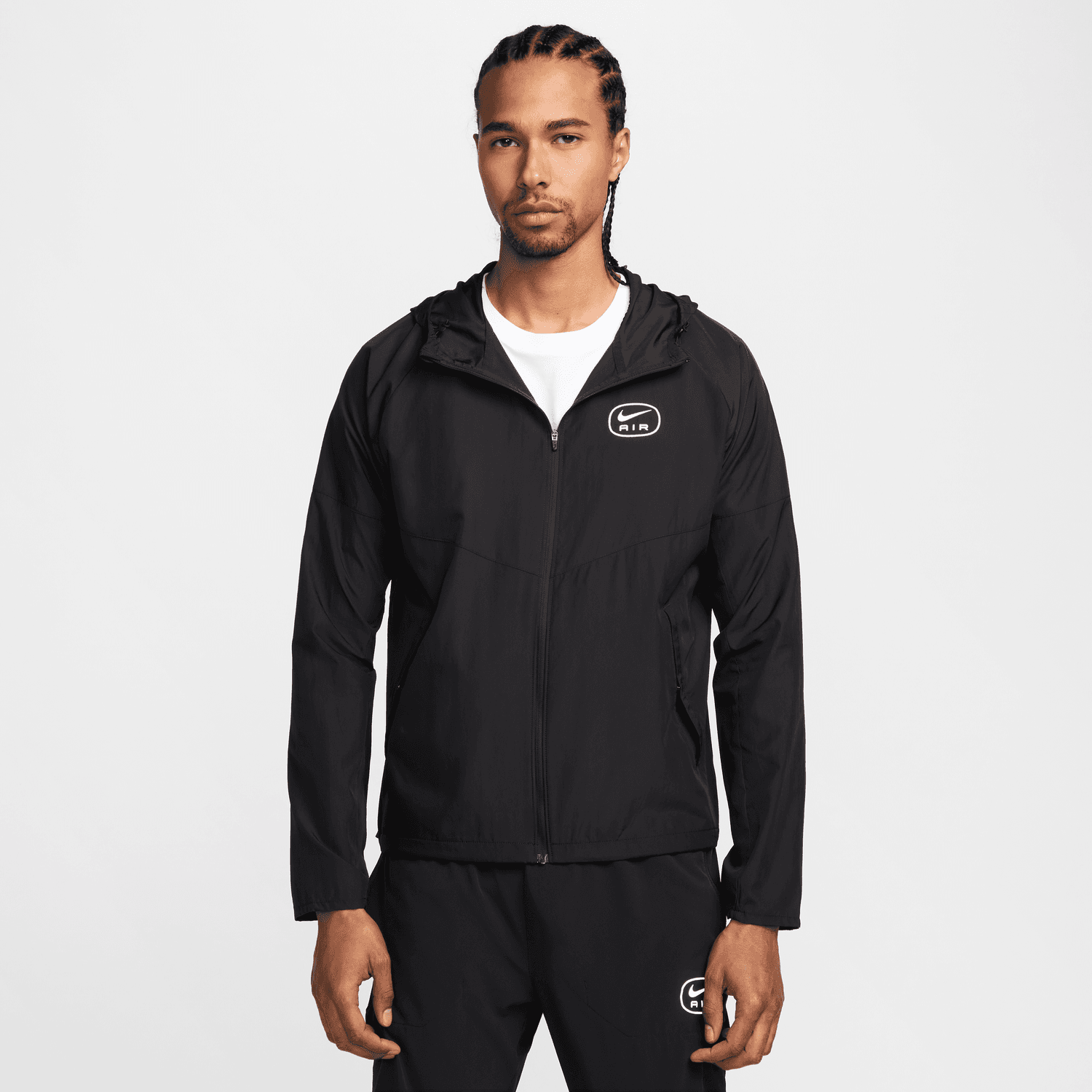 Nike Air Chaqueta para correr - Negro