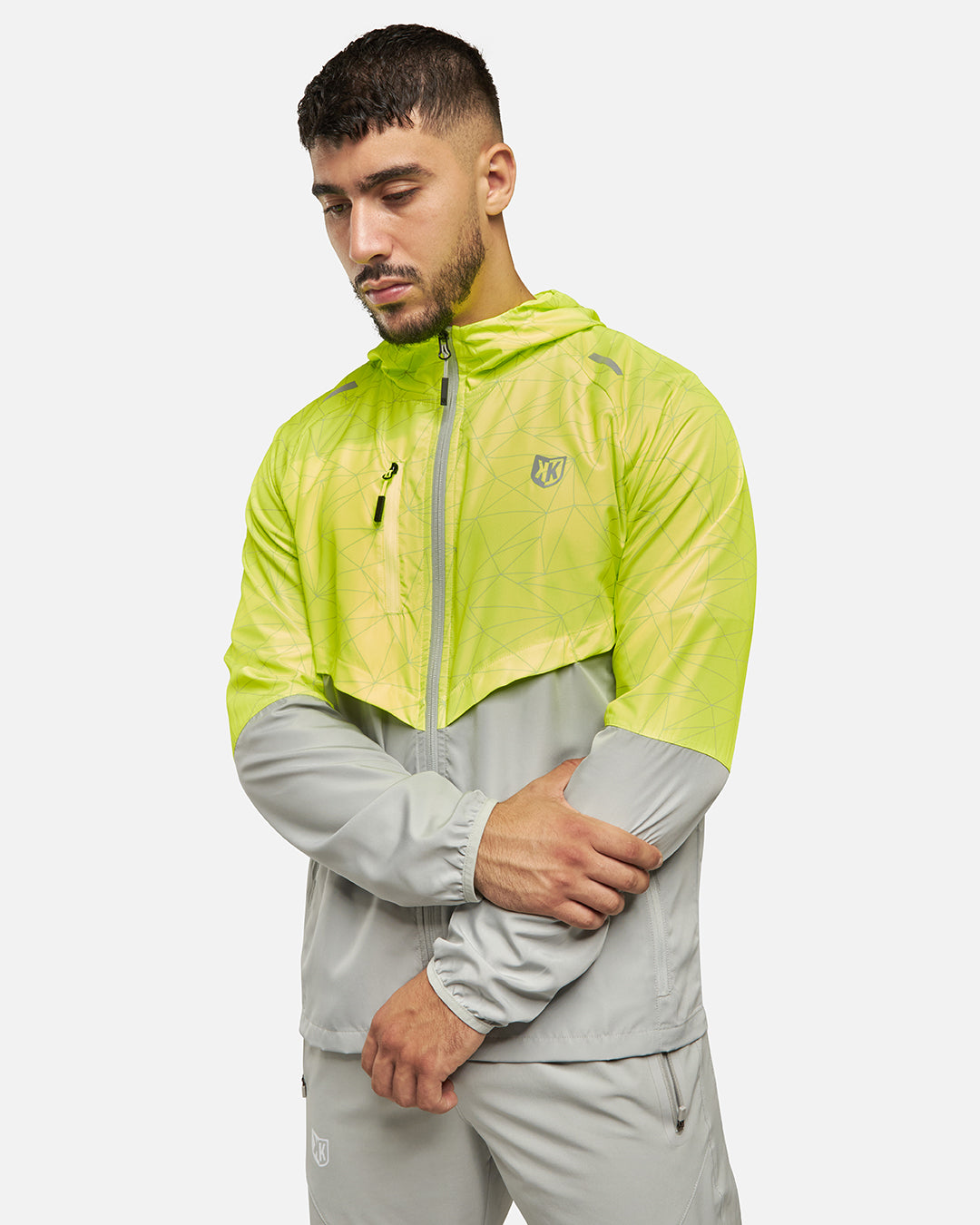 Veste FK running Lift - Grey/Yellow