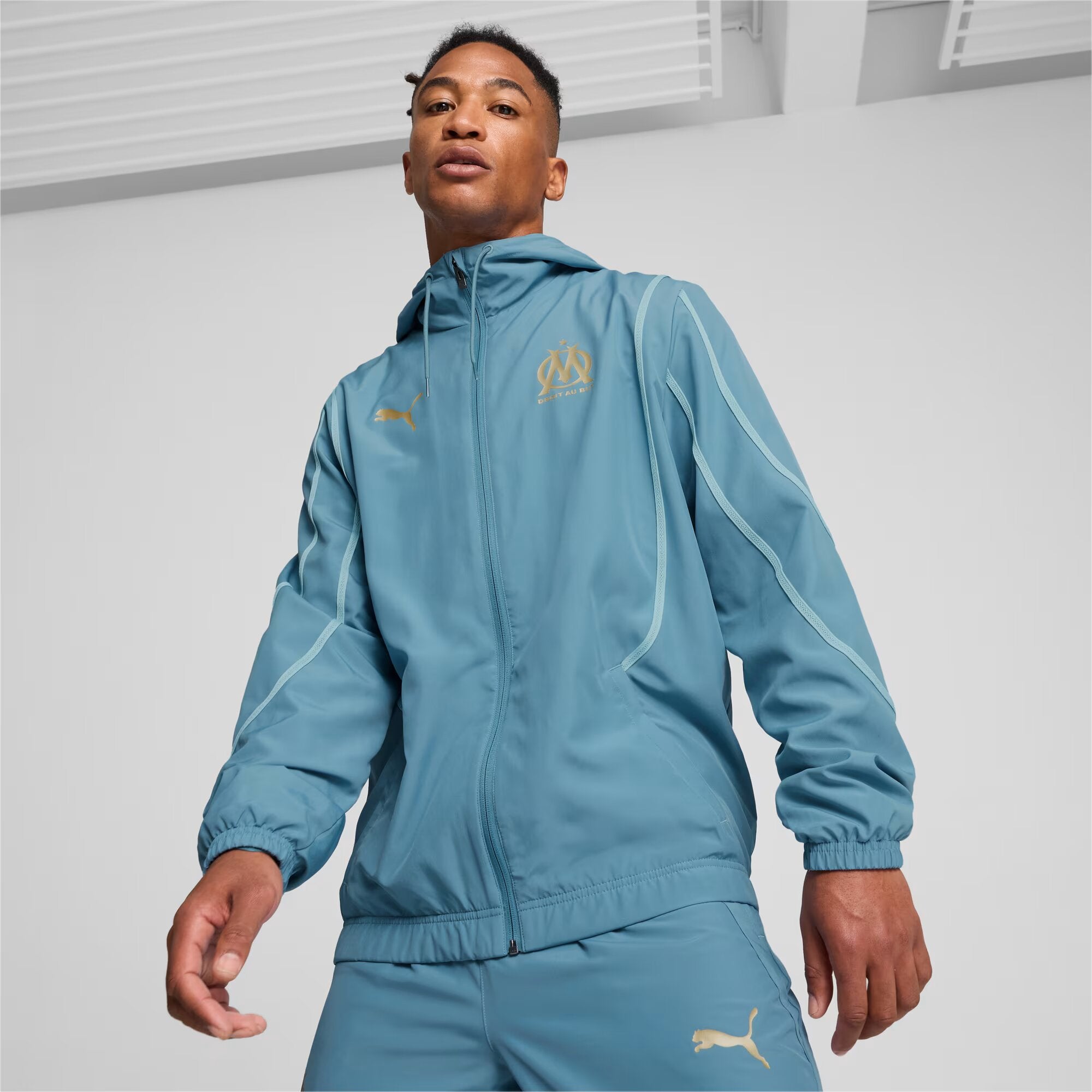 OM 2024/2025 Trainingsjacke – Blau/Gold