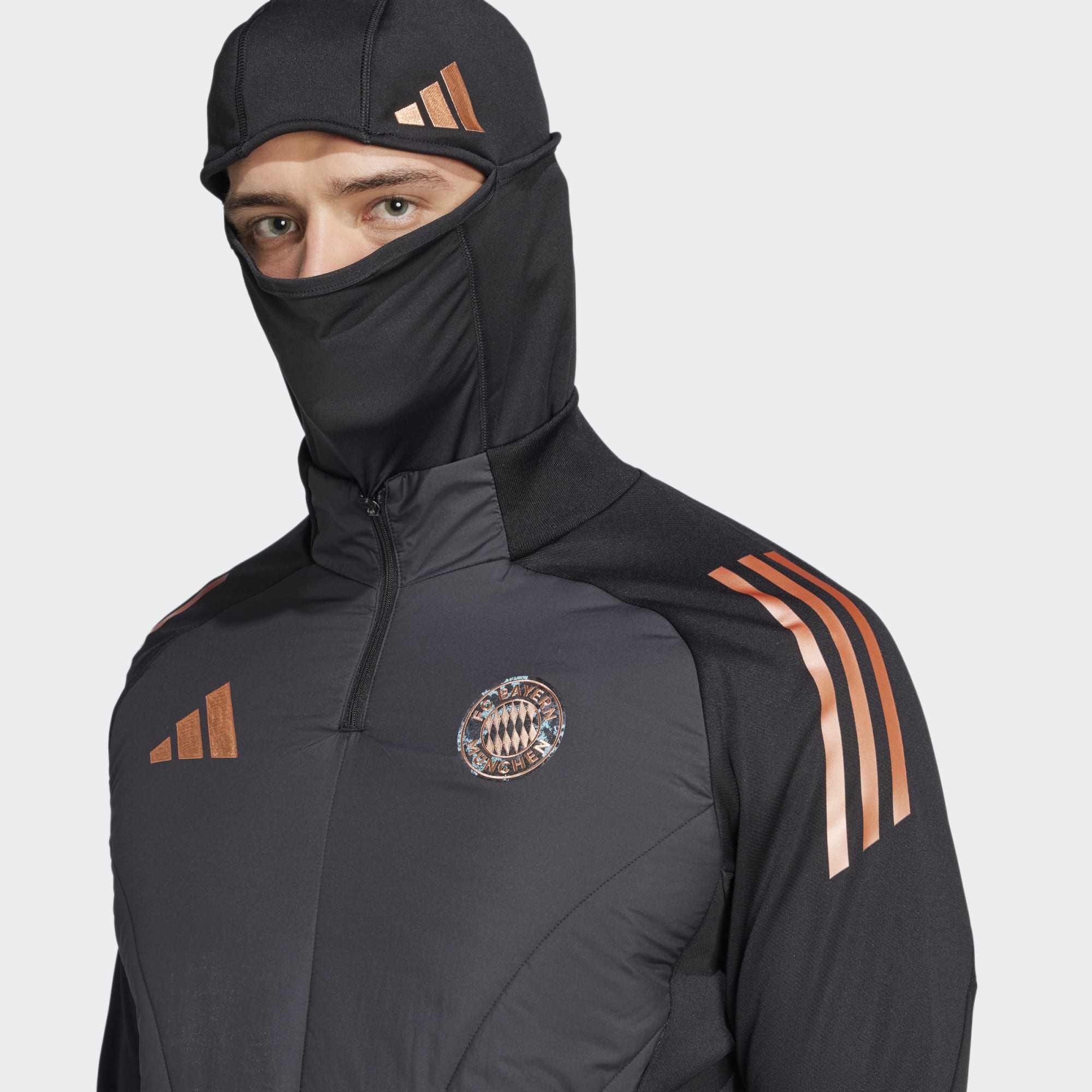 Bayern Munich 2024/2025 top with integrated balaclava - Black