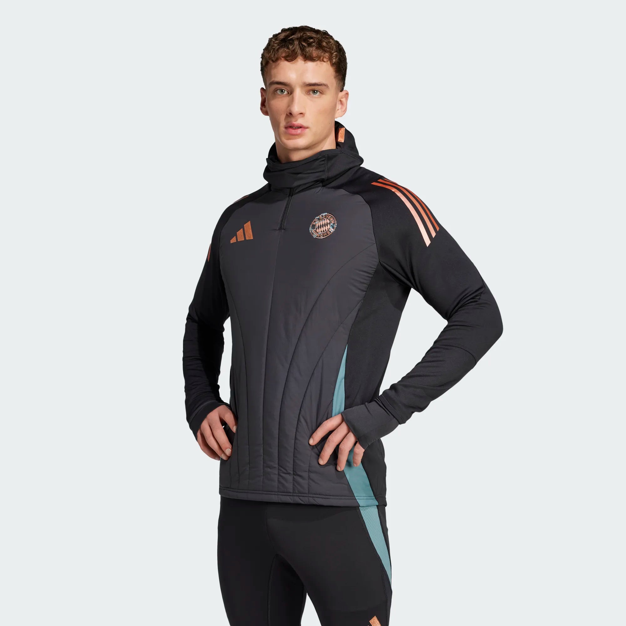 Bayern Munich 2024/2025 top with integrated balaclava - Black