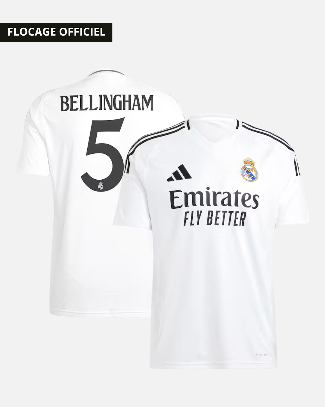 Maillot Domicilio Real Madrid 2024/2025 - Bellingham