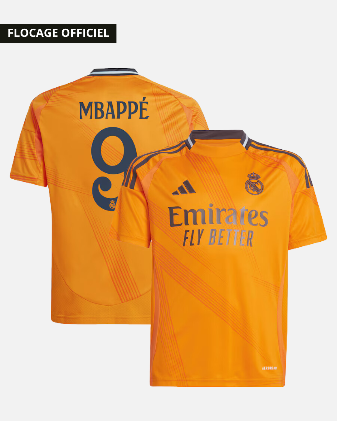 Maillot Real Madrid Extérieur 2024/2025 -  Mbappé