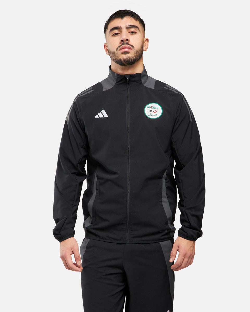 Algeria Tracksuit Jacket 2025 - Black/Grey