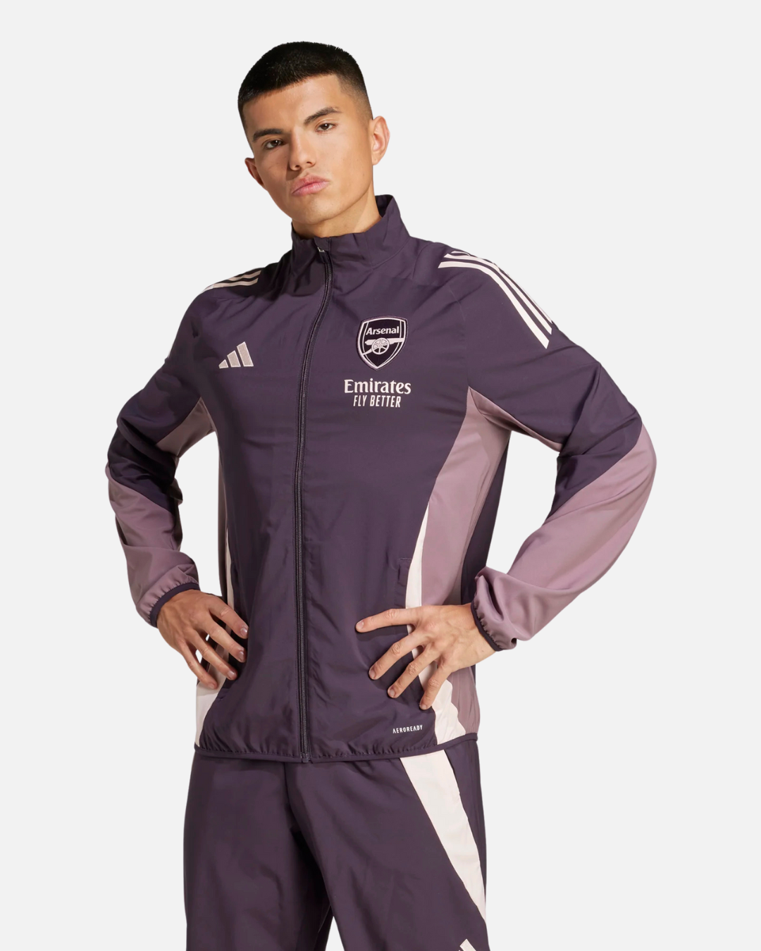 Veste de survêtement Arsenal 2024/2025 - Violet/Rose