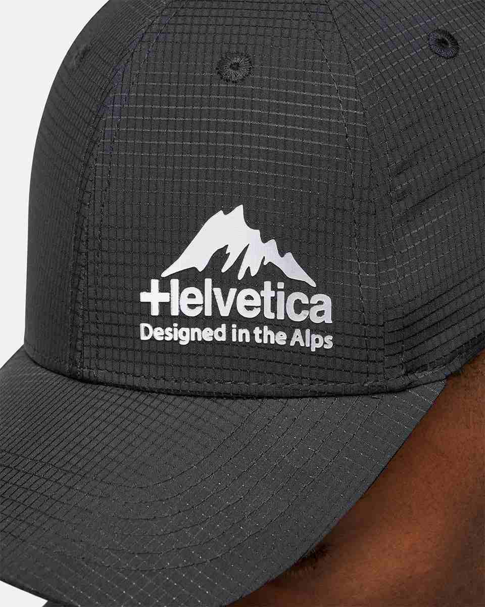 Cappellino Helvetica Geko - Nero