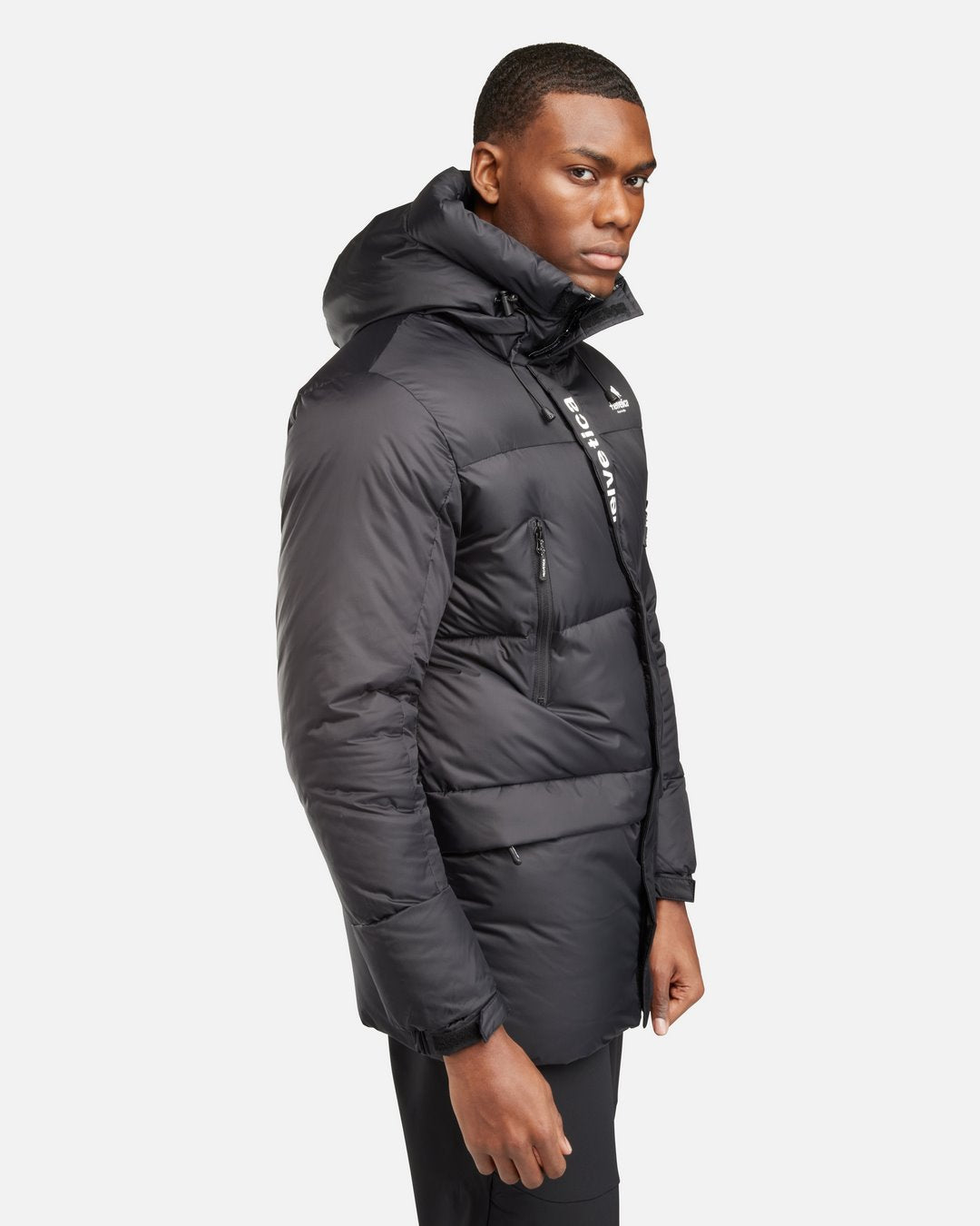 Helvetica Capri Down Jacket - Black