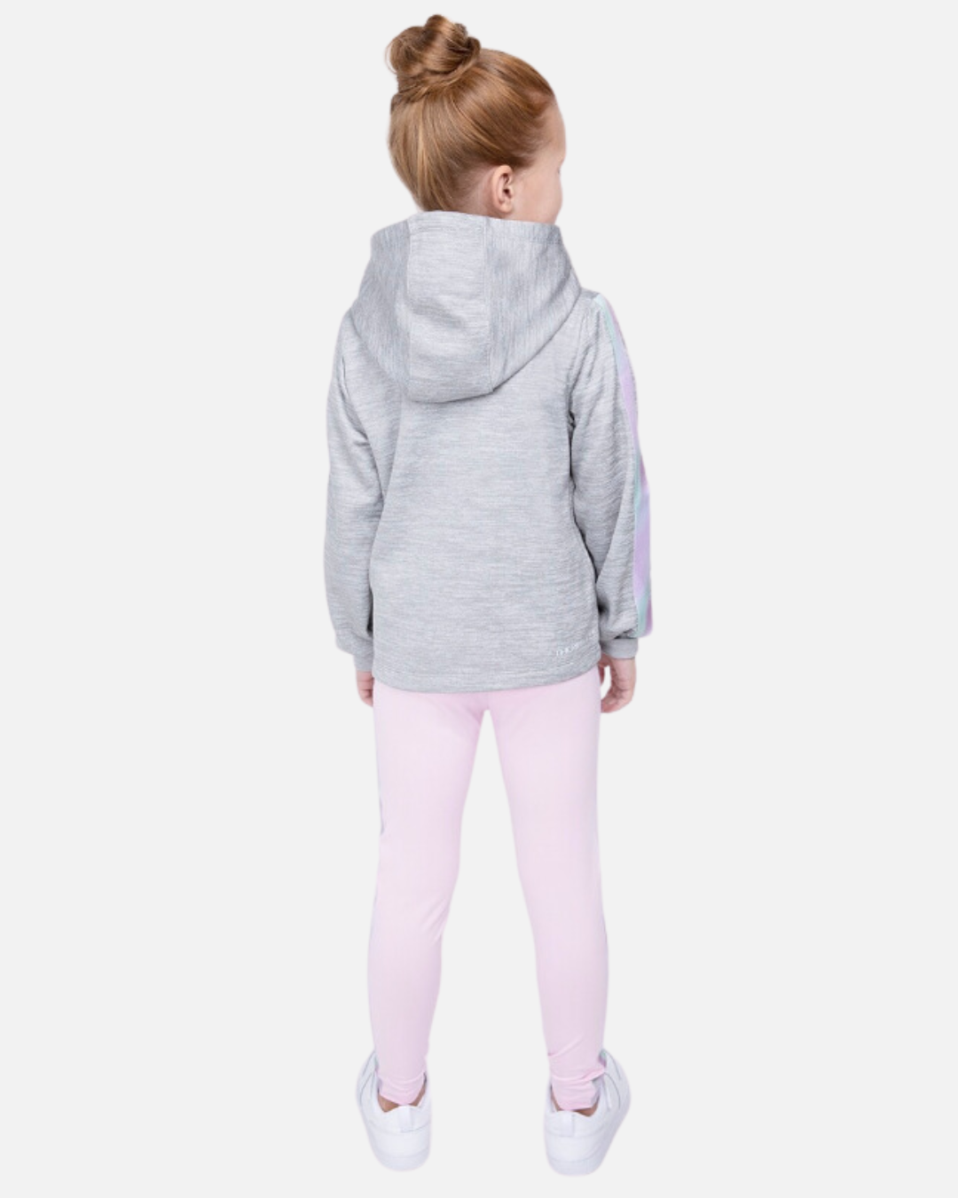 Ensemble Nike fille Therma-Fit - Gris/Rose