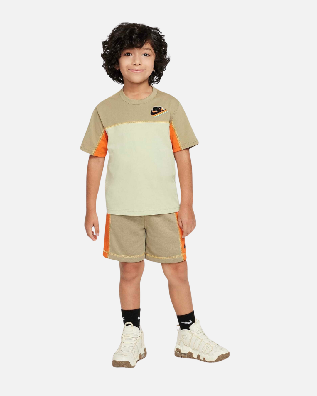 Conjunto Nike Reimagine para niños - Beige/Caqui