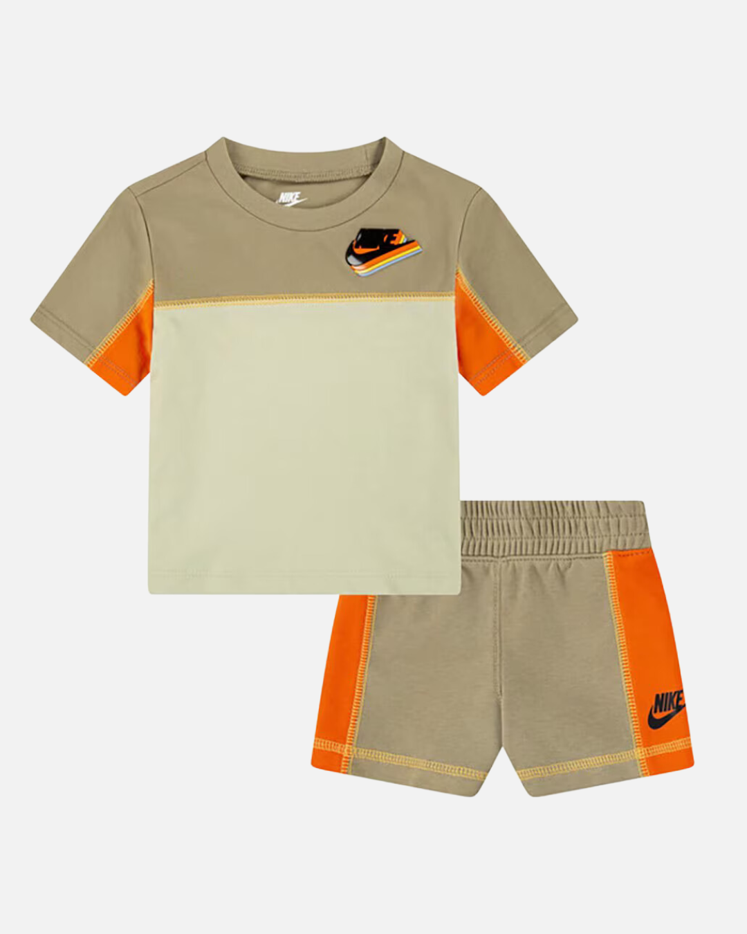 Nike Baby-T-Shirt/Shorts-Set – Beige/Khaki