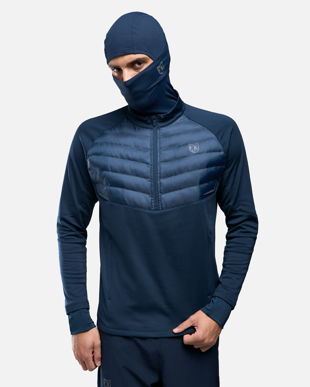 Haut 1/2 Zip FK Rocks Cagoule Intégrée - Marine