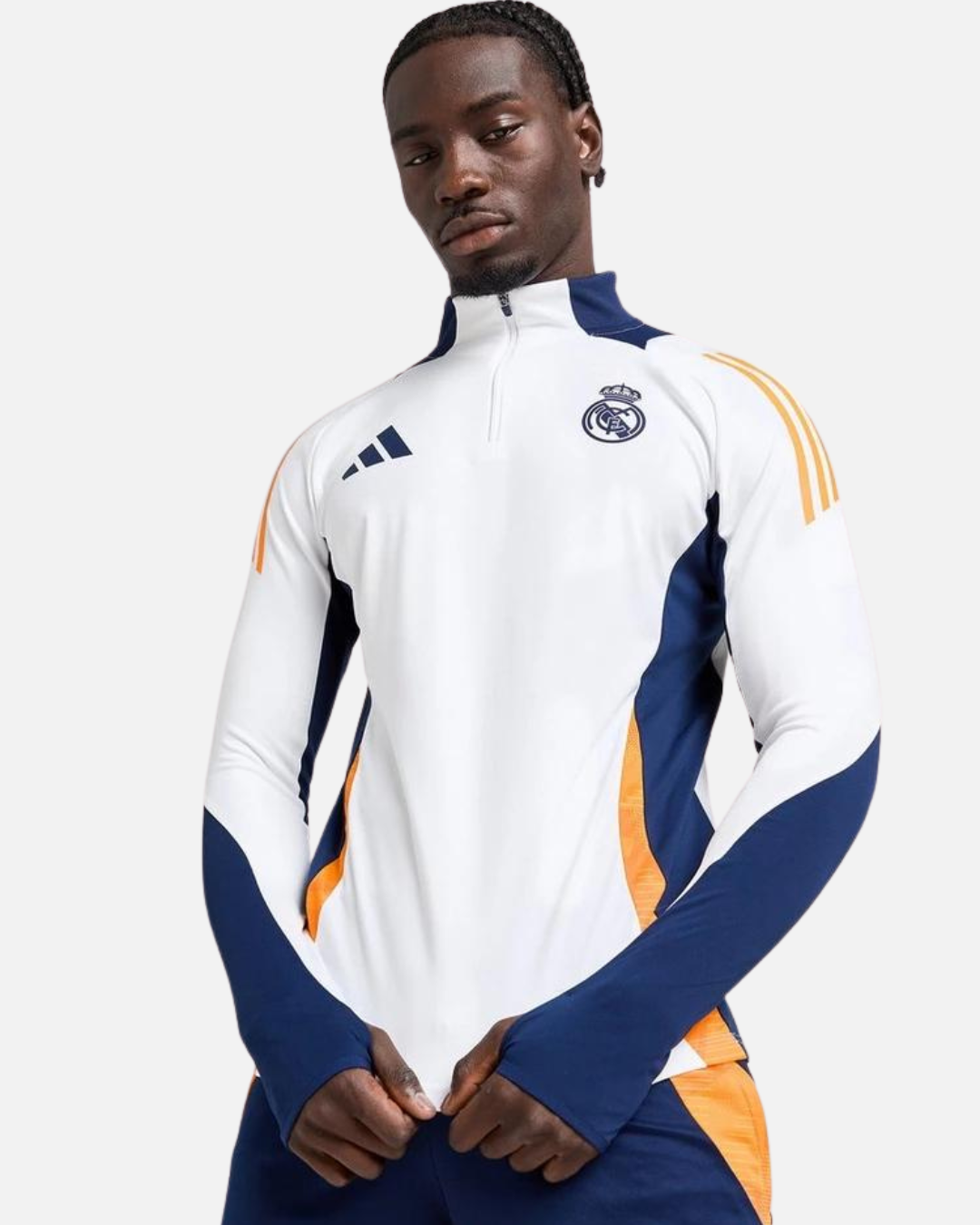 Camiseta de entrenamiento Real Madrid 2024/2025 - Blanco/Azul/Naranja