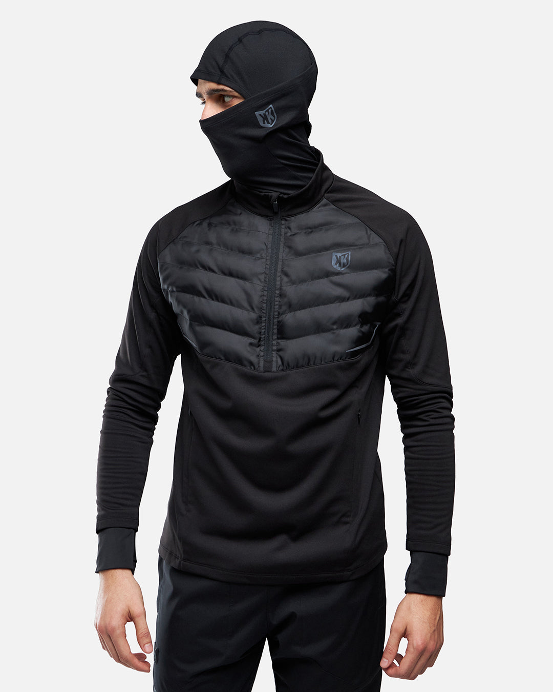 Haut FK Rocks 1/2 Zip Cagoule Intégrée - Noir