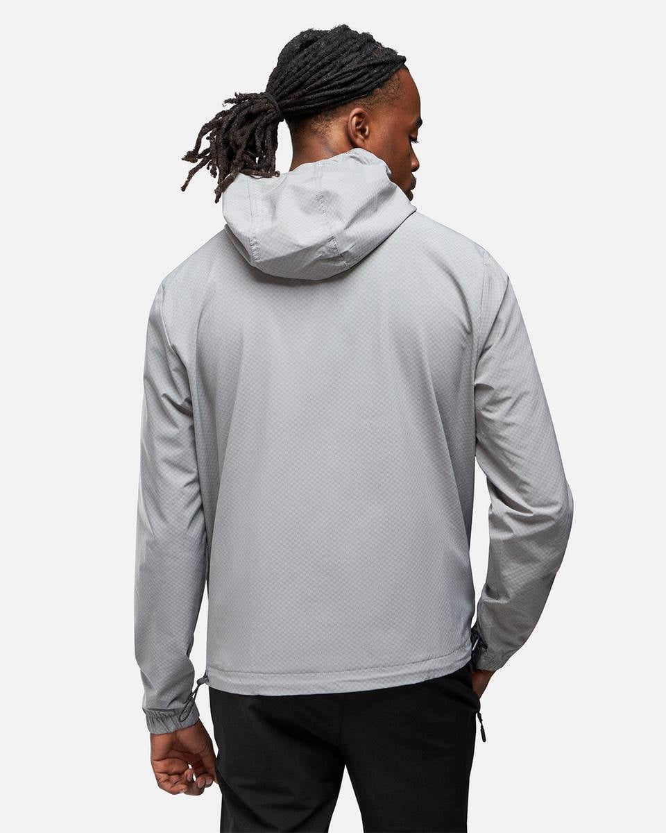 Helvetica Comet Hooded Jacket - Grey