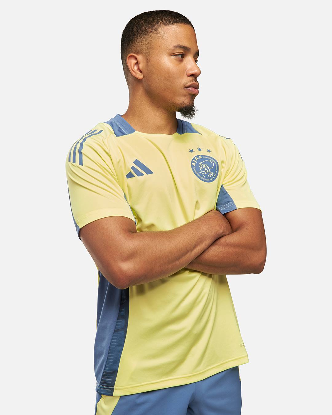 Camiseta de entreno Ajax Amsterdam 2024/2025 - Amarillo/Azul