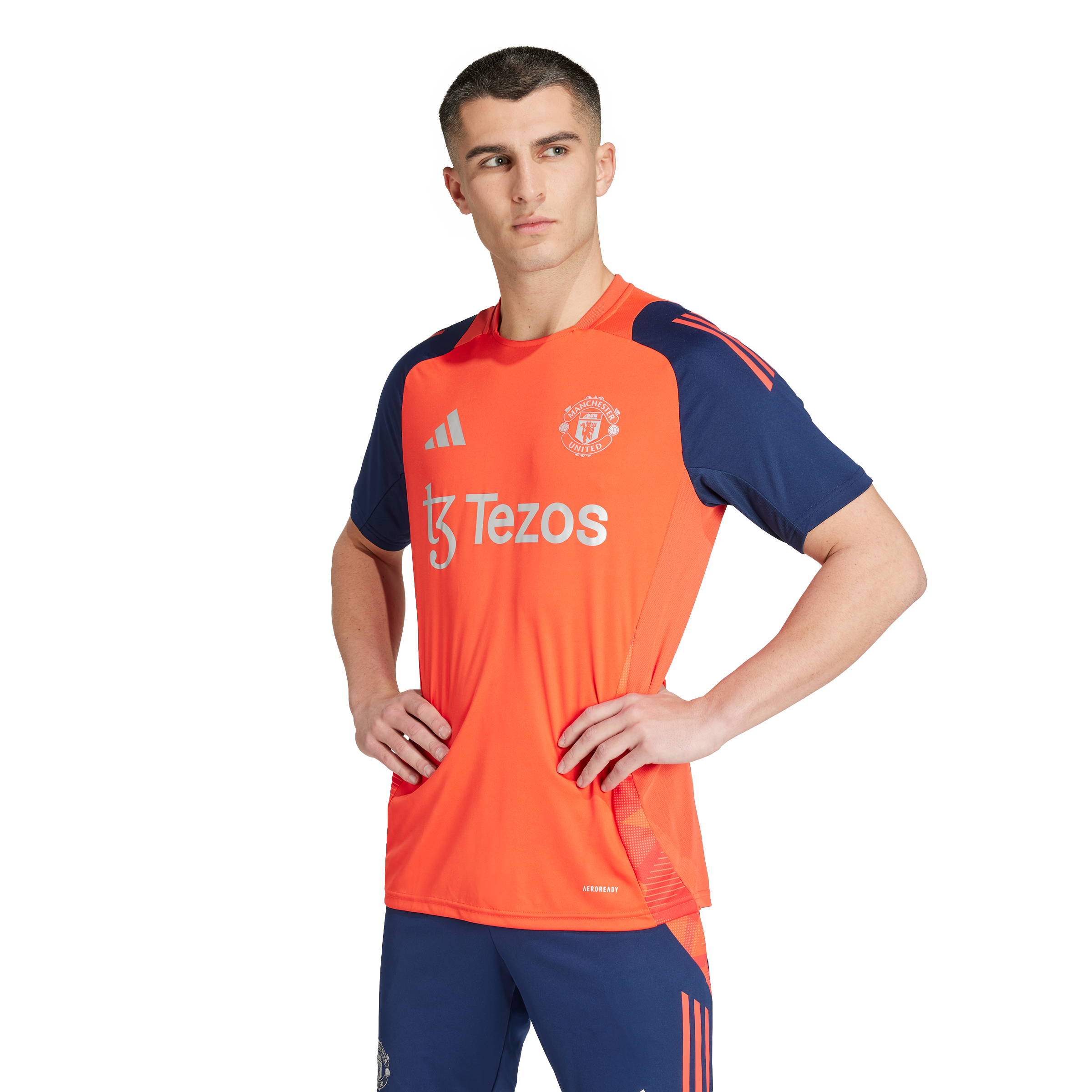 Manchester United training jersey 2024/2025 - Orange/Blue