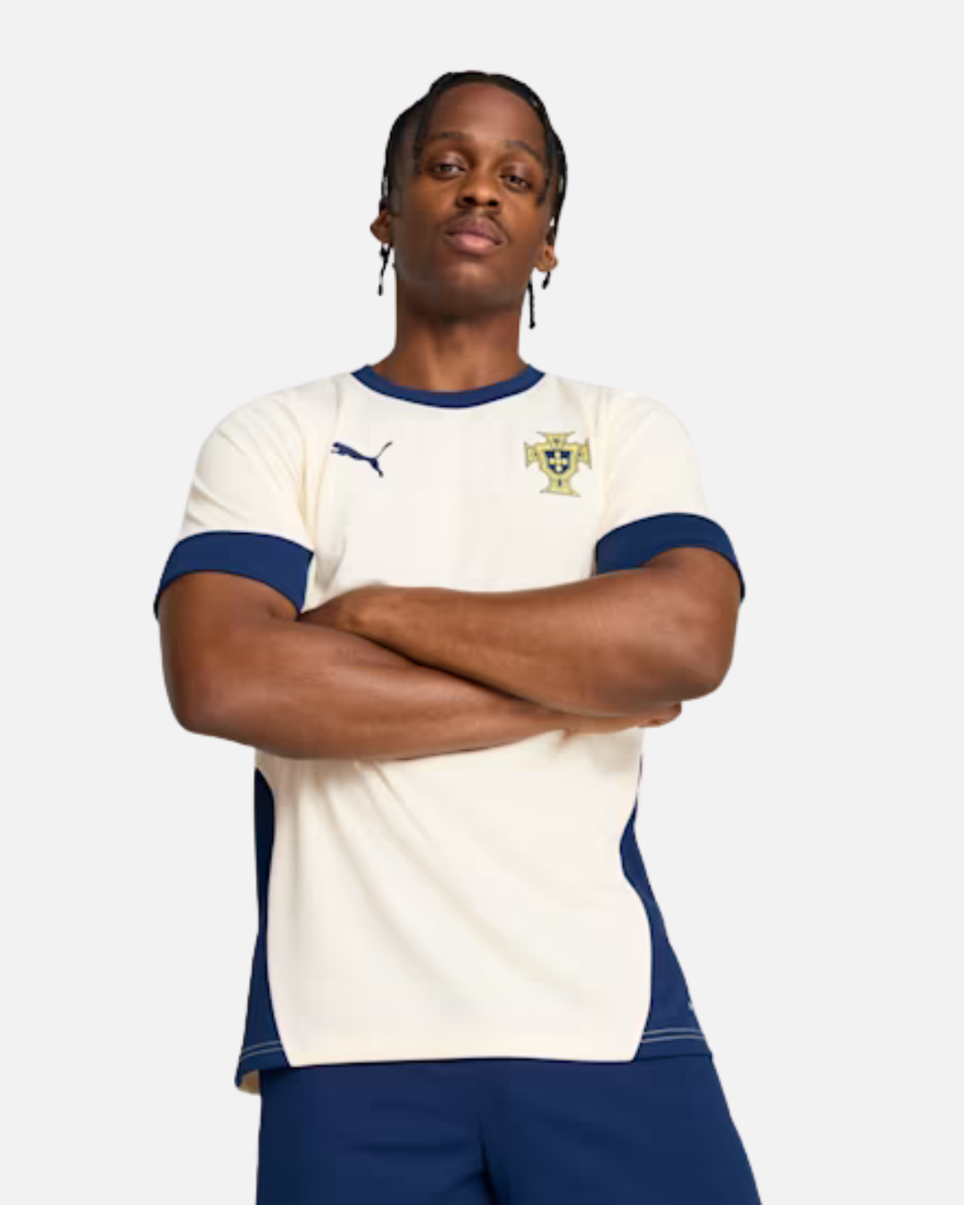 Maillot d'entrainement Portugal 2025 - Blanc/Bleu