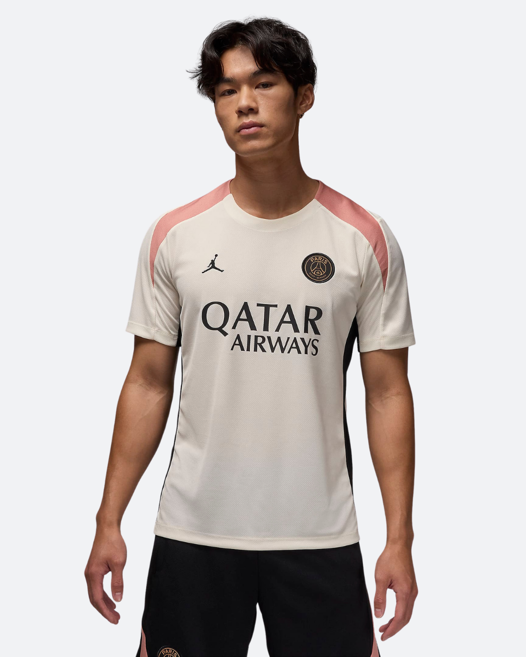 PSG 2024/2025 Training Jersey - Cream/Pink