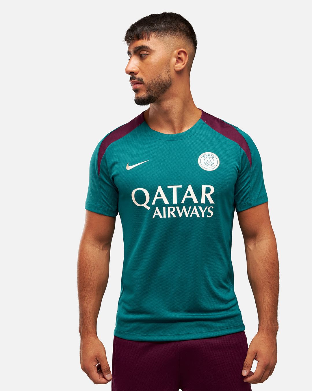 Camiseta entrenamiento PSG 2024/2025 Turquesa/Burdeos