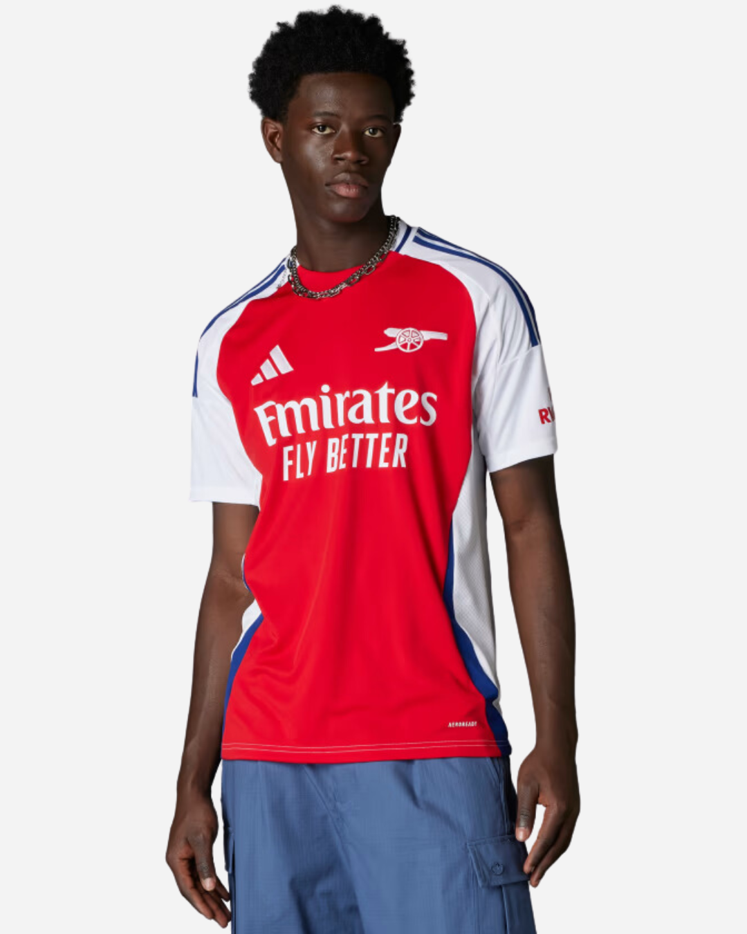 Camiseta Arsenal Primera 2024/2025 - Rojo/Blanco