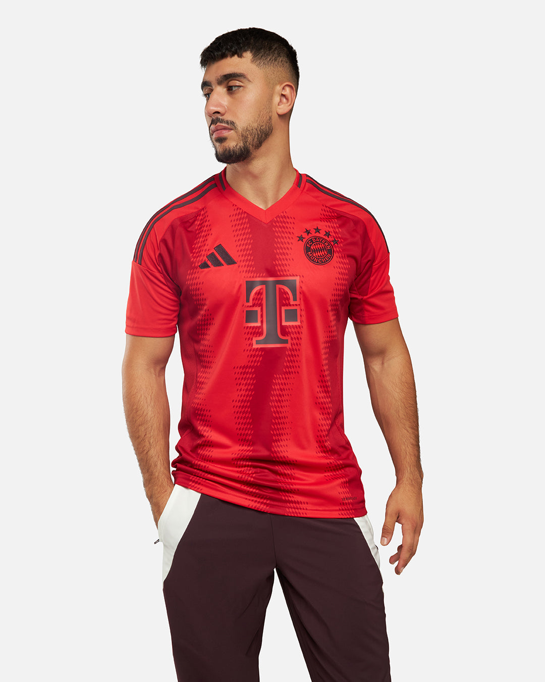 Camiseta Bayern Múnich 1ª 2024/2025 - Rojo/Negro