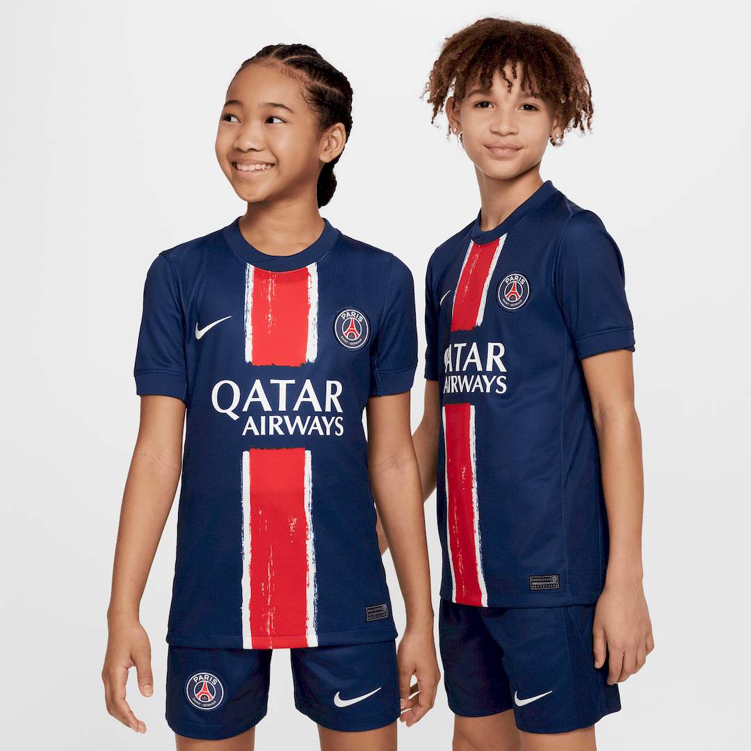 PSG 2024/2025 Junior Home Jersey - Blue/Red/White