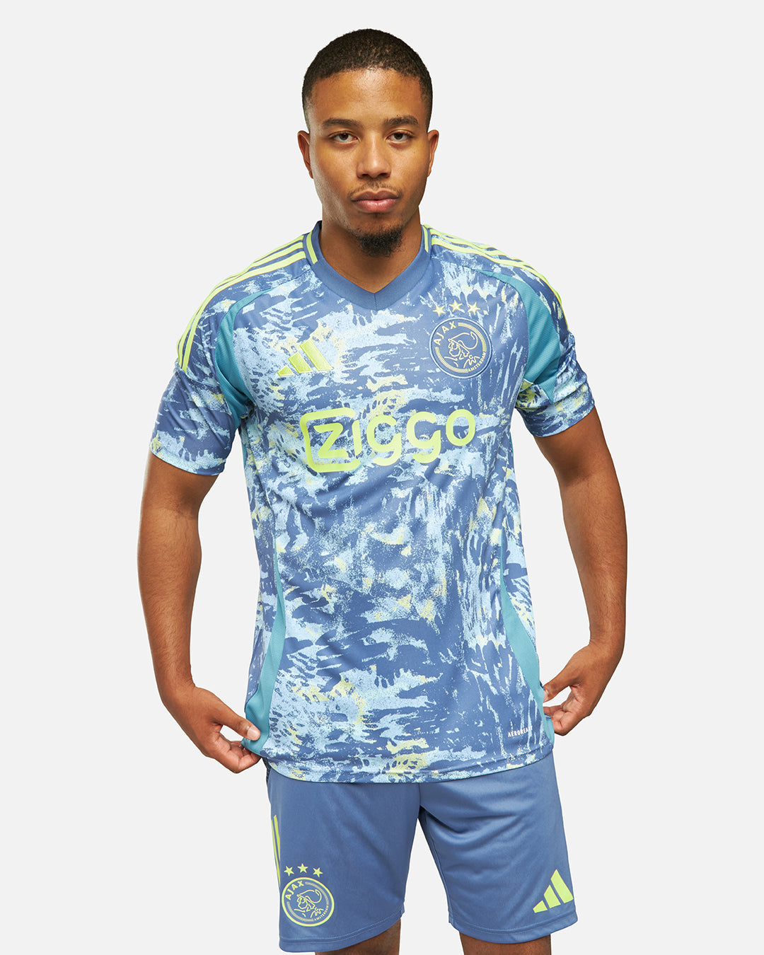 Maillot Extérieur Ajax Amsterdam 2024/2025 - Bleu/Jaune