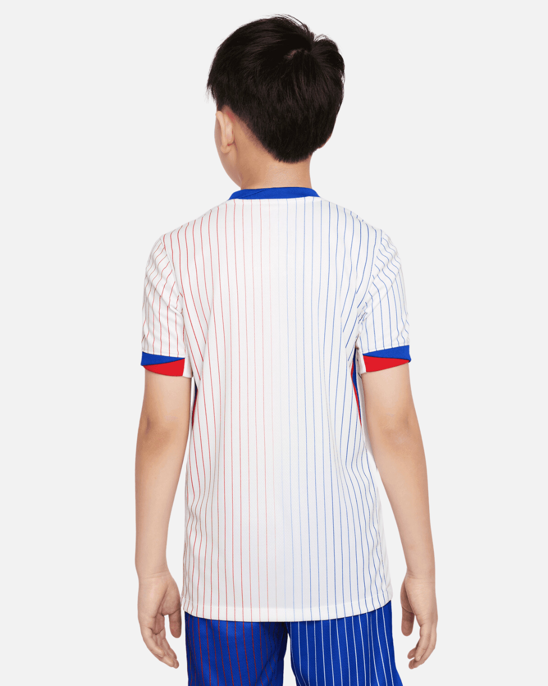 2024 French Junior Team Away Jersey - White/Blue/Red 