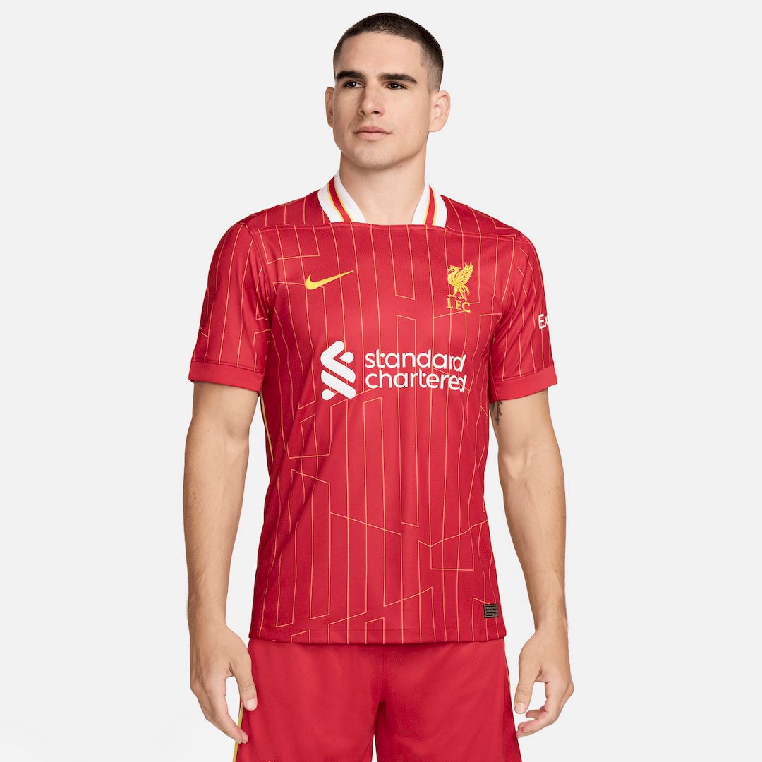 Maglia Liverpool Home 2024/2025- Rosso/Bianco