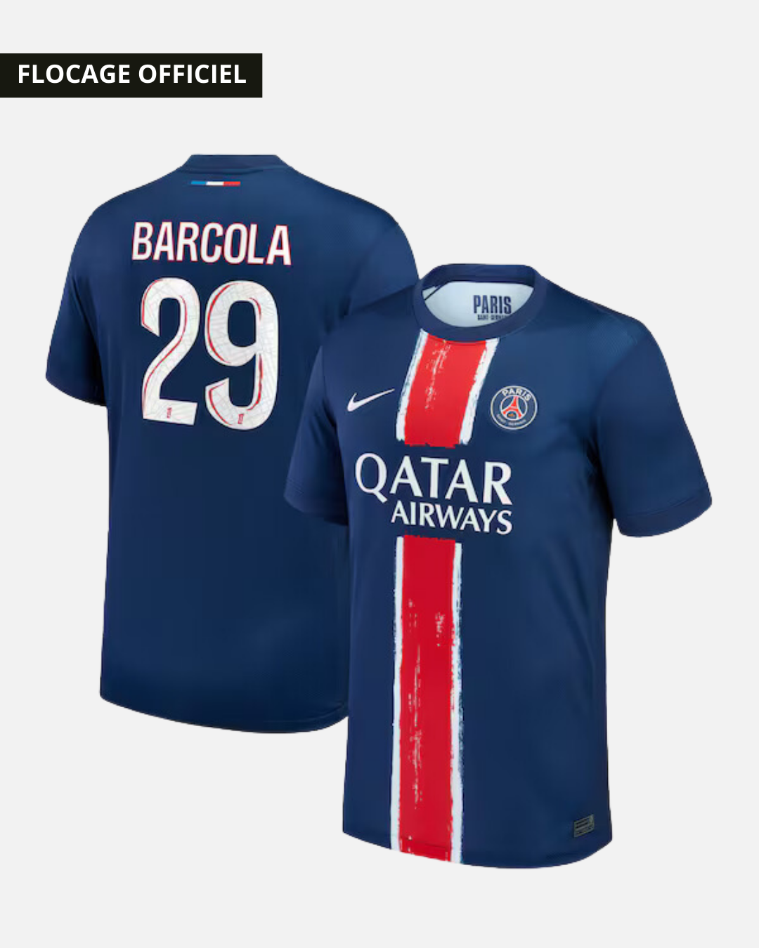 Camiseta PSG Primera equipación adulto 2024/2025 - Barcola