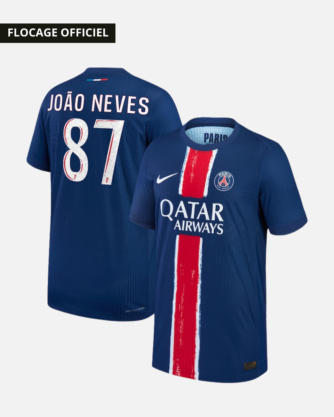 Maillot PSG Domicile Adulte 2024/2025 - Neves