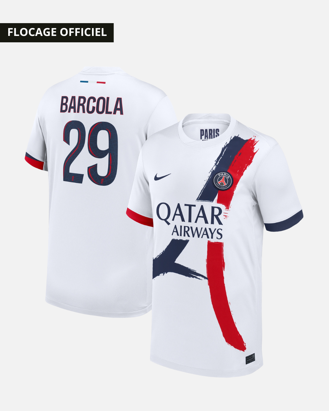 Camiseta PSG Segunda Visitante Adulto 2024/2025 - Barcola