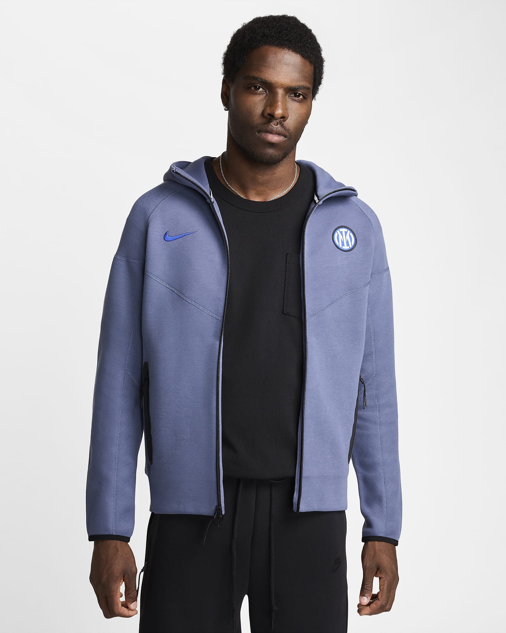 Inter Milan Tech Fleece Jacket 2024/2025 - Blue