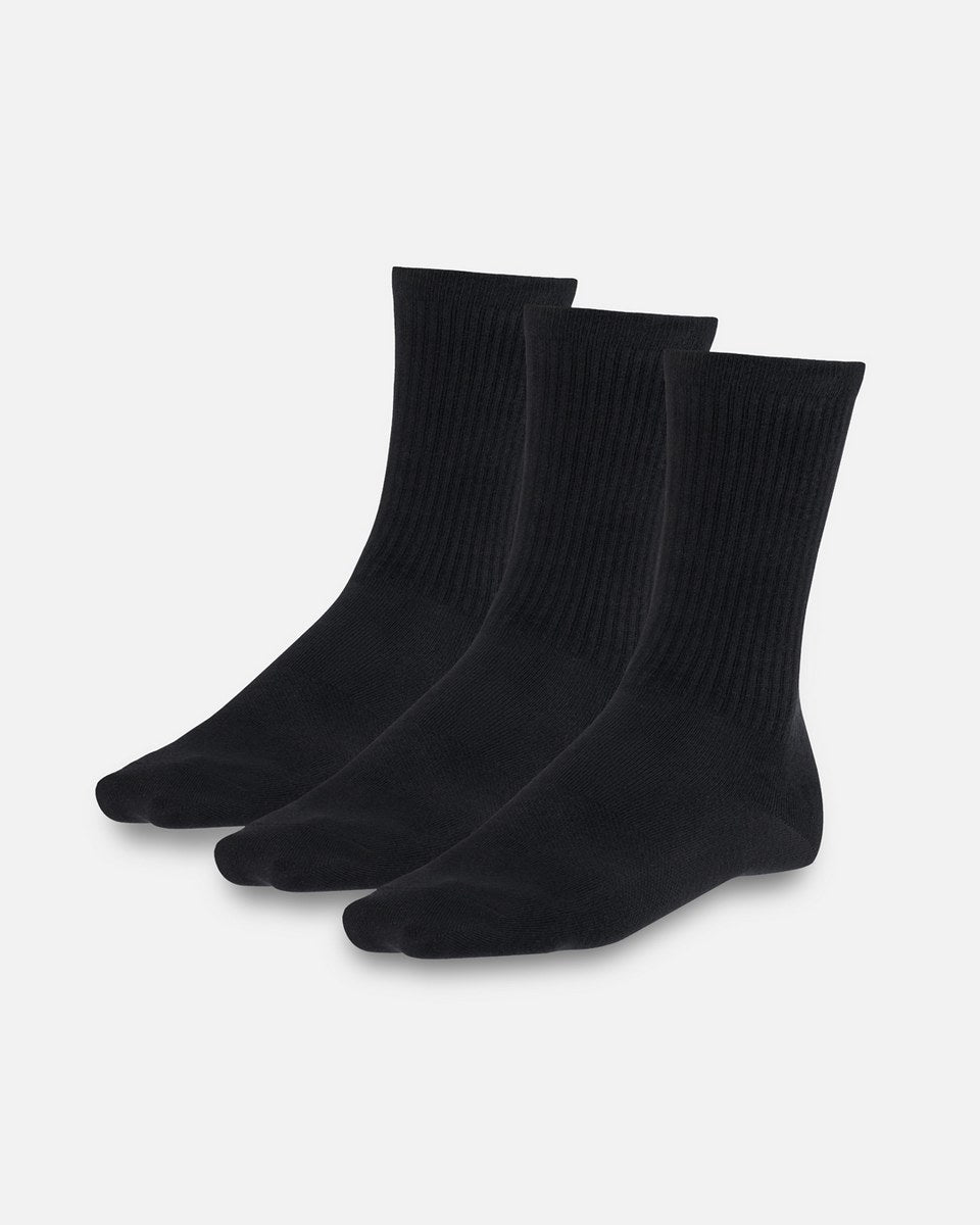 Pack of 3 pairs of FTKR long socks - Black