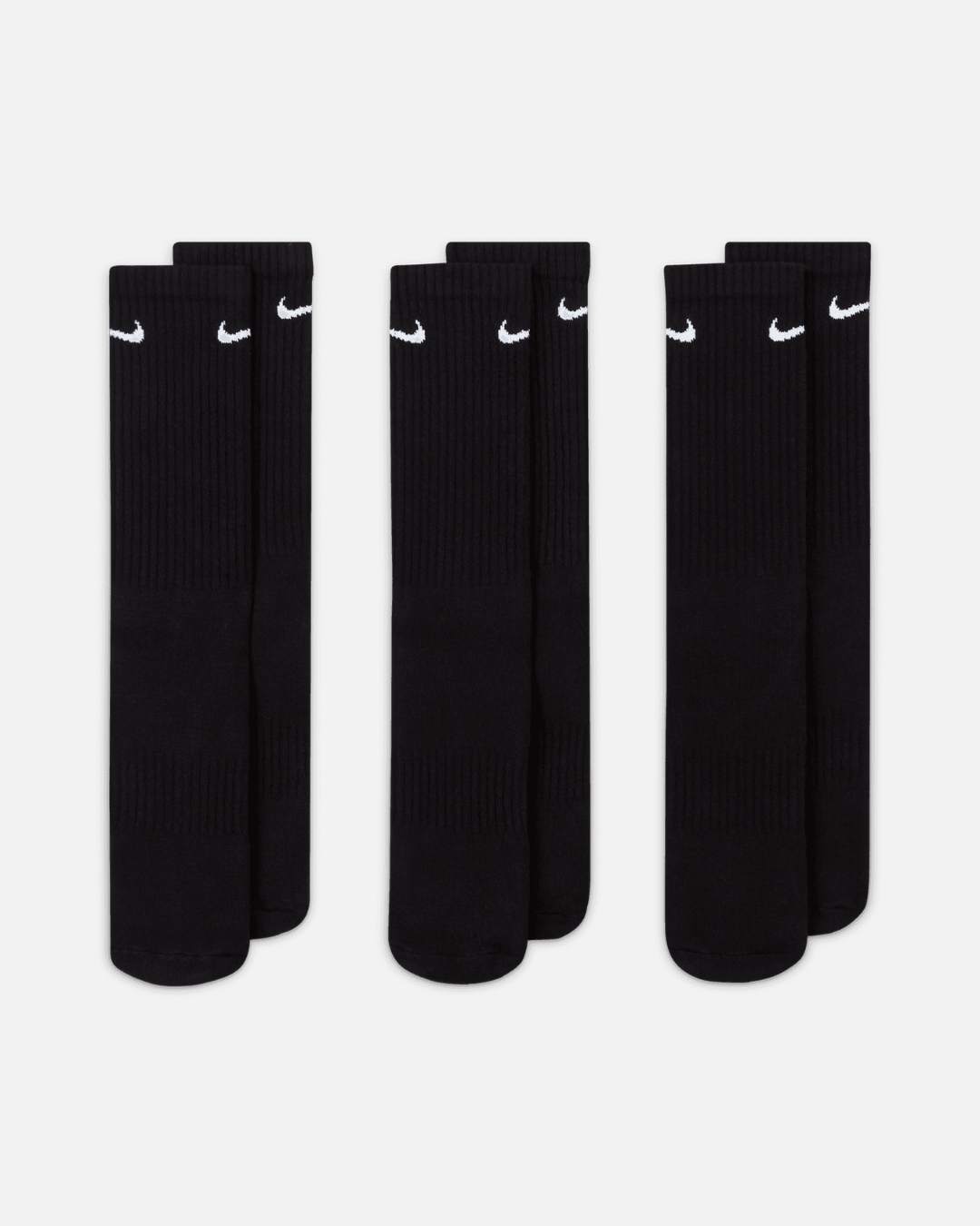 Pack de 3 pares de calcetines Nike Everyday - Negro