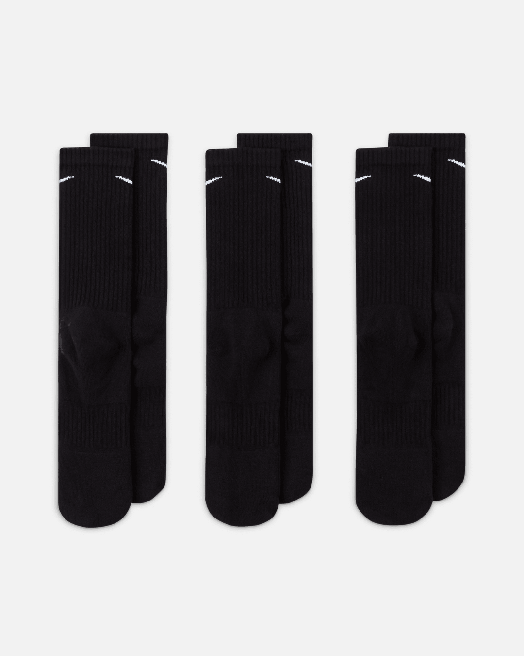 Pack de 3 pares de calcetines Nike Everyday - Negro